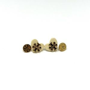 Tory Burch heart earrings